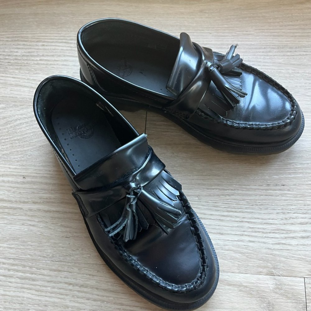 Doc Martens Dr. Martens 38/7.5 Loafers - ADRIAN SMOOTH LEATHER TASSEL - LIKE NEW